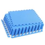 Sportvloer set 8 blauwe tegels 50x50 cm voor thuisgym, Ophalen of Verzenden, Nieuw