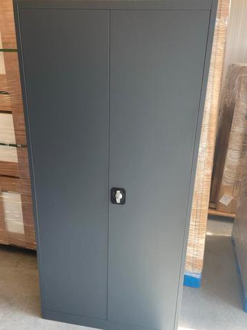 Partij 25X Metalen Draaideurkasten 92x42x195cm Staal beschikbaar voor biedingen