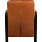 Leren fauteuil Glory - Vintage Cognac (cognac), Huis en Inrichting, Fauteuils, Nieuw, Ophalen of Verzenden, Leren fauteuil Glory - Vintage Cognac (cognac) past perfect in uw interieur als u woonstijl: Industrieel, Modern is.