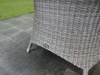 Riccione dining tuintafel 150 cm rond wit grijs, Tuin en Terras, Ophalen of Verzenden, Nieuw, Wicker