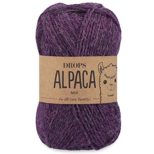 DROPS Alpaca Mix - 9023 paarse mist - Wol Garen, Hobby en Vrije tijd, Breien en Haken, Ophalen of Verzenden