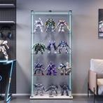 Glazen Vitrinekast met LED en Slot – Wit 78.5×35×163 cm, Huis en Inrichting, Kasten | Vitrinekasten, Verzenden, Nieuw