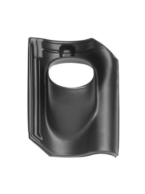 Kunststof dakpan Opnieuw Verbeterde Holle 1-pans zwart, Doe-het-zelf en Verbouw, Ventilatie en Afzuiging, Nieuw, Verzenden