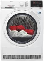 Aeg T8db84gw Warmtepompdroger 8kg, Ophalen of Verzenden, Zo goed als nieuw, Voorlader, 85 tot 90 cm
