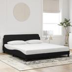 Zwart Fluwelen Bedframe 180x200 | Tweedekansje | OP=OP, Zwart, Ophalen of Verzenden, Modern and elegant, 180 cm
