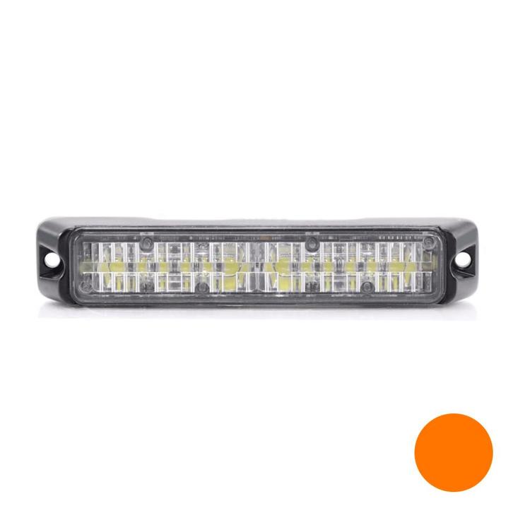 Allround signal Slimline 6 LED flitser AMBER, Auto-onderdelen, Verlichting, Nieuw, Ophalen of Verzenden