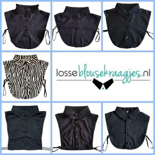 RUIME KEUS aan Zwarte losse blouse kraagjes vanaf € 9,95, Kleding | Dames, Blouses en Tunieken, Zwart, Nieuw, Maat 42/44 (L)