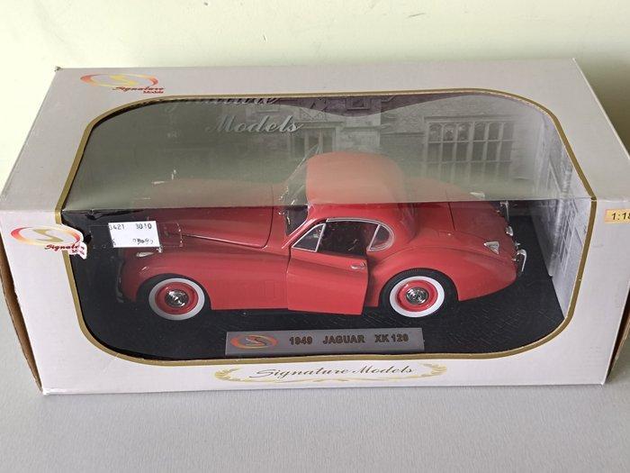 Signature Models 1:18 - Modelauto - 1949 Jaguar XK 120 1/18, Hobby en Vrije tijd, Modelauto's | 1:5 tot 1:12