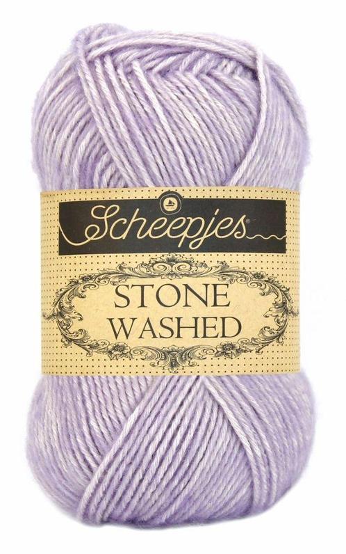 Scheepjes Stone Washed - 818 lilac quartz - Katoen Garen, Hobby en Vrije tijd, Breien en Haken, Ophalen of Verzenden