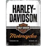 Harley-davidson reclamebord Motorcycles established 1903, Verzenden, Nieuw