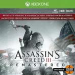 Assassins Creed 3 Remastered - XBox One Game, Nieuw, Verzenden