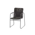 4 Seasons Outdoor Palma tuinstoel - donker grijs, Tuin en Terras, Tuinsets en Loungesets, Verzenden, Nieuw