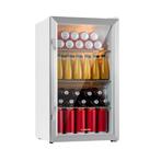 Wijnklimaatkast Klimaatkast Glazen Deur Crystal White 80L, Witgoed en Apparatuur, Koelkasten en IJskasten, Zonder vriesvak, Nieuw