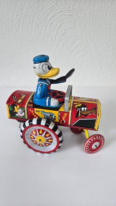 Line Mar Toys, Japan - Mechanische Disney Dipsy auto, Donald, Antiek en Kunst, Antiek | Speelgoed