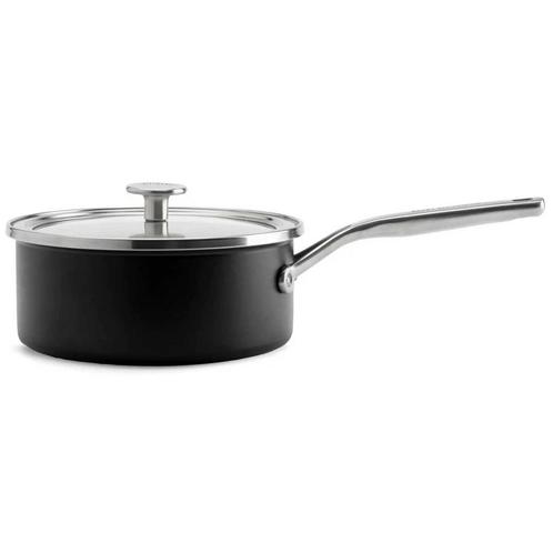 KitchenAid Steel Core Enamel Steelpan Mat Zwart - 20cm, Huis en Inrichting, Keuken | Potten en Pannen, Verzenden