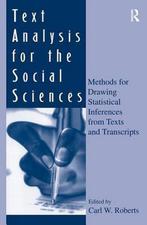 9780805817355 Text Analysis for the Social Sciences: Meth..., Boeken, Nieuw, Jay Roberts, Verzenden