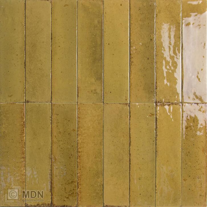 Ragno Look Ocra handvorm tegels 6x24 cm langwerpig, Doe-het-zelf en Verbouw, Tegels, Nieuw, Verzenden