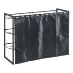 Schoenenrek Sel 80x32x60 cm voor 9 paar schoenen zwart [en.c, Huis en Inrichting, Verzenden, Nieuw