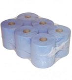 Poetspapier midi 1-lgs blauw 300 mtr x 20 cm, 6 rollen, Verzenden
