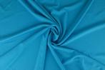 Lycra stof - Aqua blauw - Per 10 of 50 meter, Hobby en Vrije tijd, Stoffen en Lappen, 200 cm of meer, Nieuw, Overige materialen