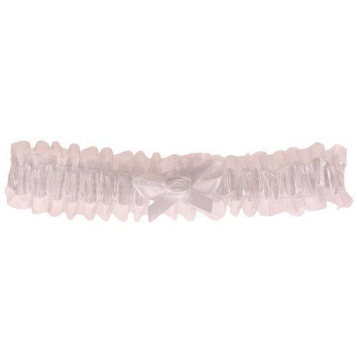 Kousenband wit met strikje en roosje NIEUW, Kleding | Dames, Trouwkleding en Trouwaccessoires, Wit, Nieuw, Ophalen of Verzenden