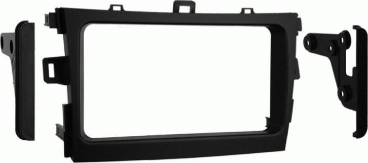 2-DIN radiopaneel Toyota Corolla/Verso2009-2018 zwart, Auto diversen, Autoradio's, Verzenden
