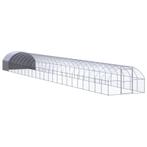 vidaXL Kippenren 3x24x2 m gegalvaniseerd staal, Dieren en Toebehoren, Verzenden, Nieuw