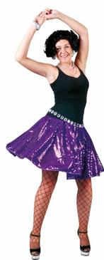 Disco rok glitter paars, Ophalen of Verzenden, Nieuw