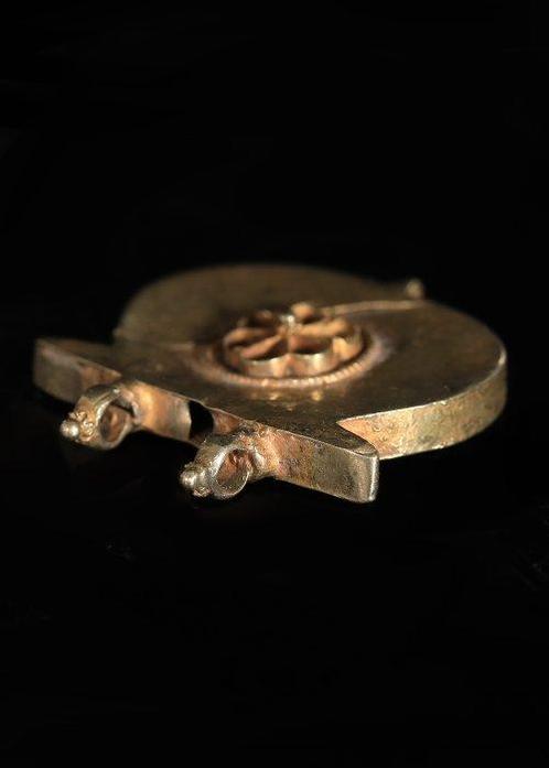 West-Aziatisch Goud Pendant, met Rosettes, Antiek en Kunst, Antiek | Overige Antiek