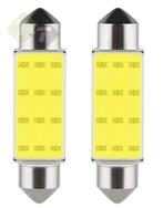 Led Verlichting 12 LED - Wit - 41x12 Mm - Buislamp 12V - Ach, Ophalen of Verzenden, Nieuw, Universele onderdelen