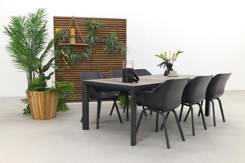 Hartman Sophie Xerix/Kings tuinset antraciet - 220x100 cm., Tuin en Terras, Tuinsets en Loungesets, Tuinset, Nieuw, Kunststof