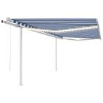vidaXL Luifel automatisch met LED en windsensor 4,5x3 m, Verzenden, Nieuw
