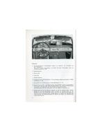 1957 MERCEDES BENZ 300 SL ROADSTER INSTRUCTIEBOEKJE DUITS