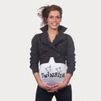 Op en Top Zwanger Zwangerschaps Buikband Twins Inside Wit, Verzenden, Nieuw