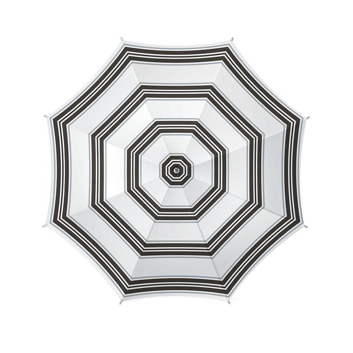 Strandparasol luxury stripes 180 cm, Tuin en Terras, Parasols, Nieuw, Verzenden