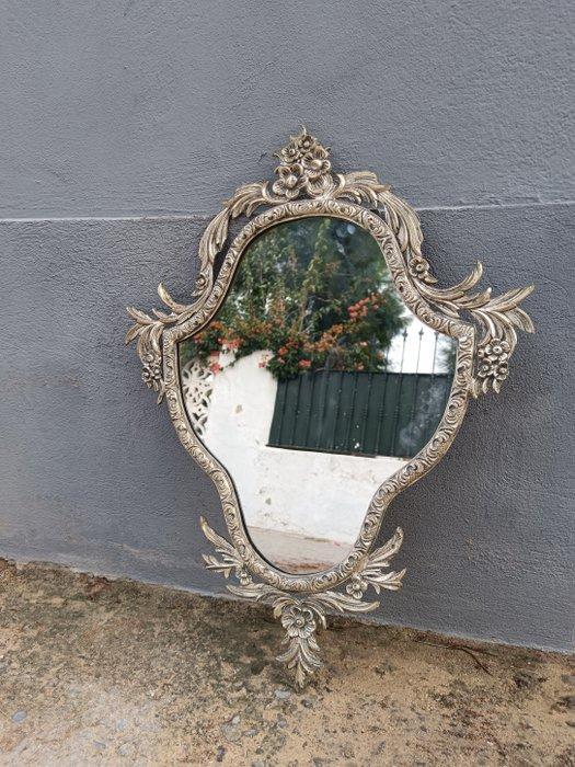 Spiegel - Brons - Rococo-stijl spiegel, Antiek en Kunst, Curiosa en Brocante