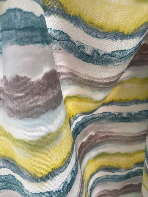 Exclusief Panama katoen stof Raja Riga horizontaal gekleurd, Antiek en Kunst, Antiek | Kleden en Textiel
