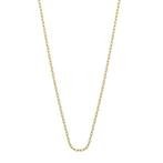 Halsketting - 14 karaat Geel goud - Ankerketting, Sieraden, Tassen en Uiterlijk, Kettingen, Nieuw