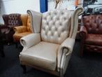 Chesterfield Maarssen !!! Lederen Chesterfield KING Fauteuil, Ophalen, Zo goed als nieuw, Leer, Chesterfield