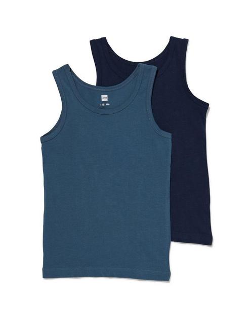 HEMA Kinderhemden - 2 stuks donkerblauw, Kinderen en Baby's, Kinderkleding | Overige, Nieuw, Verzenden