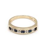 Zonder Minimumprijs - Verlovingsring - 9 kt. Geel goud,