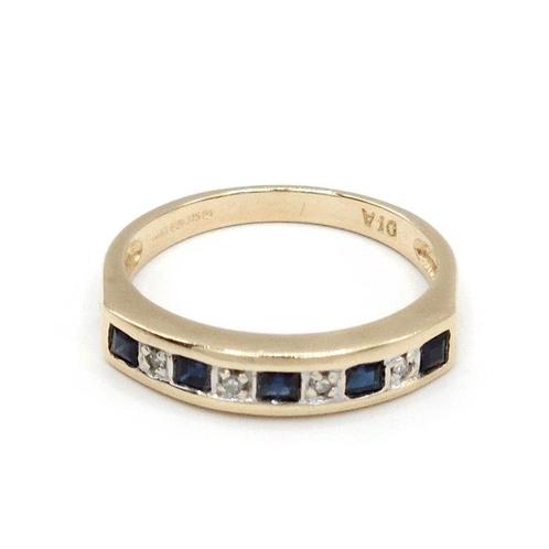Zonder Minimumprijs - Verlovingsring - 9 kt. Geel goud,, Sieraden, Tassen en Uiterlijk, Antieke sieraden