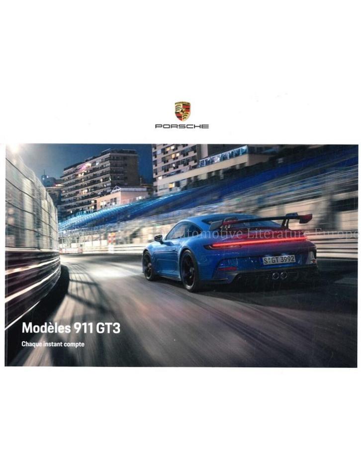 2022 PORSCHE 911 GT3 BROCHURE FRANS, Boeken, Auto's | Folders en Tijdschriften, Porsche