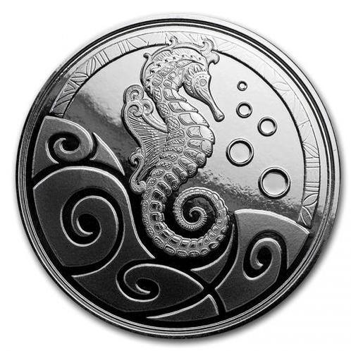 Samoan Seahorse - 1 oz 2019 (30.000 oplage), Postzegels en Munten, Munten | Oceanië, Losse munt, Zilver, Verzenden