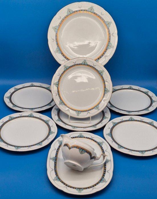 Eetservies - Graf von Henneberg – Tafelservice mit Golddekor, Antiek en Kunst, Antiek | Meubels | Tafels