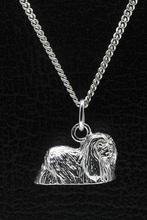 Zilveren Pekingees ketting hanger - groot, Verzenden, Nieuw
