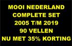 complete set mooi nederland 2005 t/m 2019 nominaal -35%, Postzegels en Munten, Ophalen of Verzenden, Na 1940, Postfris