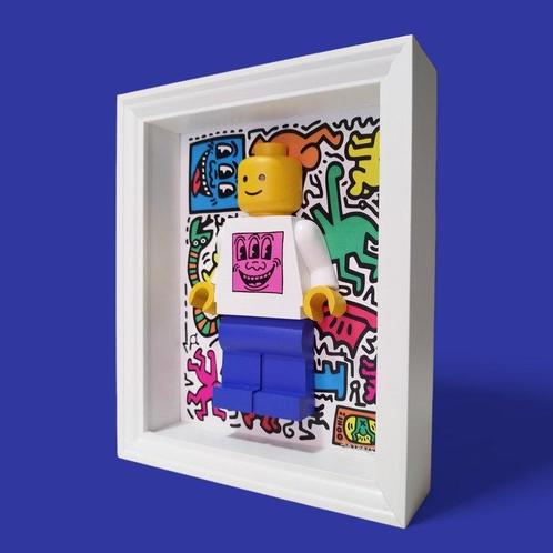 BADFACE (XXI) - Tribute to Lego Keith Haring Edition, Antiek en Kunst, Kunst | Schilderijen | Modern