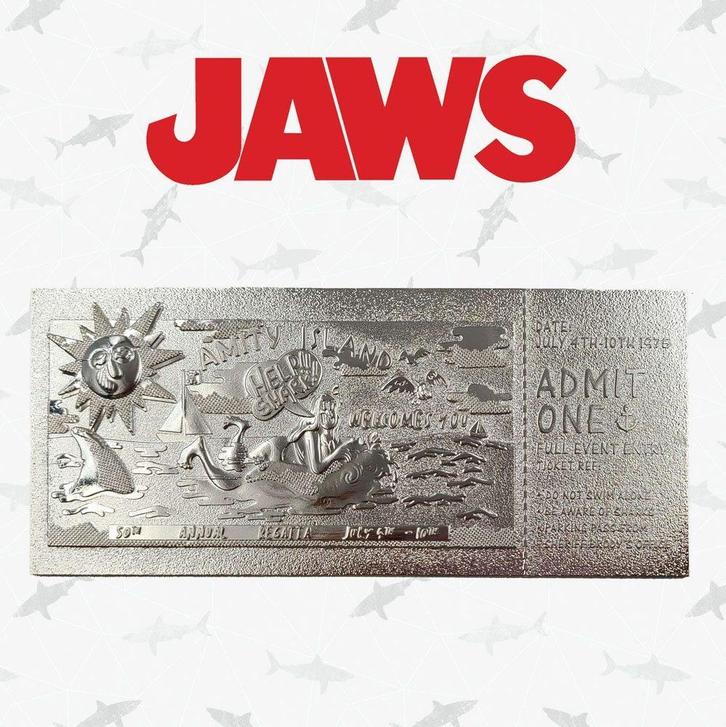 Jaws Replica Regatta Ticket Limited Edition (silver plated), Verzamelen, Film en Tv, Nieuw, Ophalen of Verzenden
