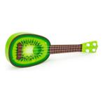 Ecotoys mini kunststof kinder ukelele / gitaar kiwi met 4, Ophalen of Verzenden, Nieuw